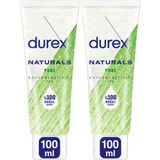 Durex Naturals Pure Kayganlaştırıcı Jel 100 ml x 2 %100 Doğal İçerik ile Hassas Kullanım