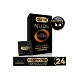 Durex Nude Vücut Isısını İleten Ultra İnce Prezervatif 24'lü