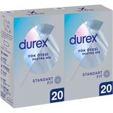 Durex Prezervatif 40'lı Yok Ötesi Ekstra His İnce ve Dayanıklı
