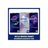 Durex Prezervatif Seti Maraton, Yok Ötesi Ultra Kaygan ve Karşılıklı Zevk Toplam 30’lu
