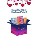Durex Sevgililer Günü Yok Ötesi Ekstra His Prezervatif +2si1 Arada Vibratör +Ylang Ylang Jel 200ml Paketi