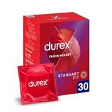 Durex Yakın Hisset İnce Prezervatif 30'Lu, Standart Fit, Kokusuz, Lateks