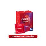 Durex Yakın Hisset Kayganlaştırıcılı İnce Prezervatif 40’lı Ekonomik Avantaj Paket, Kokusuz, Lateks