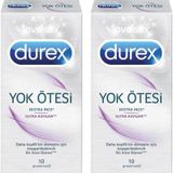 Durex Yok Ötesi Ekstra İnce Ultra Kaygan Prezervatif 10'lu x 2