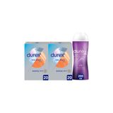 Durex Yok Ötesi İnce Prezervatif XL 40lı (20+20) + Aloe Vera 2si1 Arada Kayganlaştırıcı & Masaj Jeli 200ml