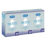 Durex Yok Ötesi Ultra Kaygan Prezervatif 20'li x 3