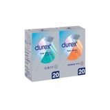 Durex Yok Ötesi XL İnce Prezervatif 20'li + Yok Ötesi Slim Fit İnce Prezervatif 20'li, Avantaj Paketi