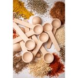 Durina Living 12’li Ahşap Baharat Kaşığı – Doğal Ölçü & Servis Kaşığı, Baharat Kullanımı İçin