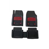 Durmaz Tuning Dodge Durango 3D Safir Siyah Krom Kırmızı Havuzlu Paspas Takımı