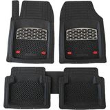 Durmaz Tuning Peugeot 205 Uyumlu Safir Siyah Krom Karbon 3D Havuzlu Paspas Takımı