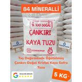 DURMİTTA Çankırı Doğal Kristal Kaya Sofra Tuzu 5 kg Taş Değirmende Öğütülmüş Türkiye Menşeli
