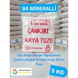 DURMİTTA Taş Değirmende Öğütülmüş Çankırı Doğal Kristal Kaya Sofra Tuzu 5 kg Mavi Etiket
