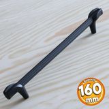 Duru 160 Mm Siyah Metal Kulp Mobilya Cekmece Mutfak Dolabi Kulplari Kapak Dolap Kulpu Kulbu