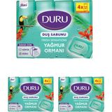 Duru 4'lü Duş Sabunu Yağmur Ormanları 600 gr Köpük ve Koku Özellikleri ile Tazeleyici Deneyim - YAĞMUR ORMANI