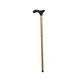 DURU AHŞAP Siyah Ahşap Asa Desenli Saplı Baston 90cm