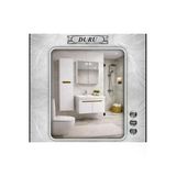 Duru Ayna Kapaklı Dolaplı Lavabo 65 Cm Ve Boy Dolabı Takım