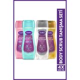 Duru Body Scrub Duş Jeli Tanışma Seti 4x450ml (Gold, Crystal, Pink, Ice)