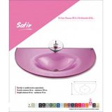Duru Cam Cam Lavabo Safir Modeli 90X56 cm