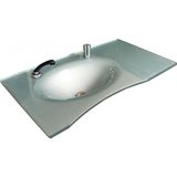 Duru Cam Cam Lavabo Sancak Modeli 90X56 cm