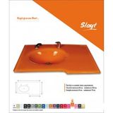 Duru Cam Cam Lavabo Slayt Modeli 90x56 Cm