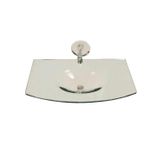 Duru Cam Dore Modeli 80x56 cm Cam Lavabo