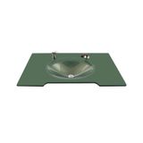 Duru Cam Jumbo Modeli 80x56 cm Cam Lavabo