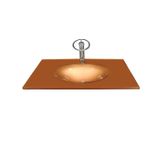 Duru Cam Klas Modeli 80x56 cm Cam Lavabo