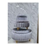Duru Çeyiz Sandıkları YGD GRUP MDF 3*LÜ D SET DAMAT GELİN BOHCASI