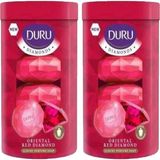 Duru Diamonds Serisi Katı Sabun Kırmızı 4*90 gr 2'li (2 Adet)