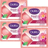 Duru Fresh Sensations 16 Duş Sabunu 4X600GR Çiçek Tazeliği ile Doğal Bitkisel Temizlik