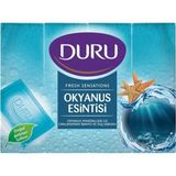 Duru Fresh Sensations Okyanus Esintisi Duş Sabunu 4X150 gr Doğal Bitkisel Özellikli Ferahlatıcı Koku