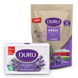 Duru Granül Lavanta 1,6 kg ve 600 gr Saf Doğal Lavanta Sabun