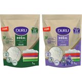 Duru Granül Matik Sabun 1 kg 25 Yıkama Klasik ve Lavanta Kokusuyla Hassas Temizlik 2'li Paket