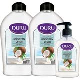 Duru Hindistan 1,5 lt +1,5 lt +300 ml Cevizli Sıvı Sabun