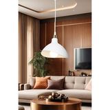 Duru Homelight Tekli Beyaz Yemek Odası Salon Mutfak Antre Yatak Odası Avize - 1