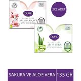 Duru Hydro Pure Aloe Vera Sabunu + Duru Hydro Pure Sakura Çiçeği Sabunu