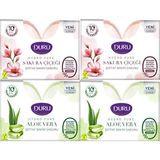 Duru Hydro Pure Aloe Vera ve Sakura 270 gr 2 Adet Şeffaf Bakım Sabunu Ferahlatıcı Koku