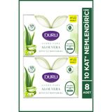 Duru Hydro Pure Aloevera 8 Adet Şeffaf Cilt Bakım Sabunu 8x135 gr Gluten İçermez