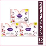 Duru Hydro Pure Sakura Çiçeği 12 Adet Şeffaf Cilt Bakım Sabunu 12x135 Gr Gluten,Hayvansal Yağ İçermez