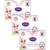 Duru Hydro Pure Sakura Sabun 3'lü - Açık Pembe - Beyaz