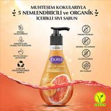 Duru Mandalina & Greyfurt Sıvı Sabun 500 ml Vegan Formül ile Paraben ve Mineral Yağ İçermez Jel Yapıda