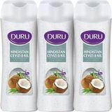 Duru Mineral Action Hindistan Cevizi & Kil 3x450 ml Duş Jeli