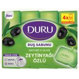 DURU Natural Olive Zeytinyağlı Sabun, 150 Gramx4