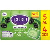 Duru Nature's Olive Zeytinyağı Özlü Duş Sabunu 5 x 150 G 4 Adet