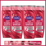 Duru Nem Bombası 4x400 ml Dökülme Eğilimli Saçlar İçin Dökülme Karşıtı Şampuan Bitkisel Formül