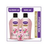 Duru Organik Zeytinyağlı Kiraz Çiçeği Sıvı Sabun 2 x 1500 ML + 500 ML