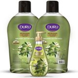 Duru Organik Zeytinyağlı Zeytin Çiçeği Sıvı Sabun 1,5+1,5+500ML - 10 Adet