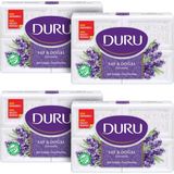 Duru Saf Doğal Kaynaklı Lavanta 16 Adet Beyaz 4x600 gr Kalıp Sabun