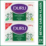 Duru Saf & Doğal Klasik Beyaz Sabun 2x1000 Gr
