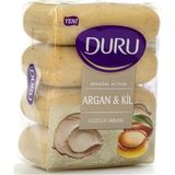 Duru Saf ve Doğal Argan Kil 4x70 gr Güzellik Sabunu